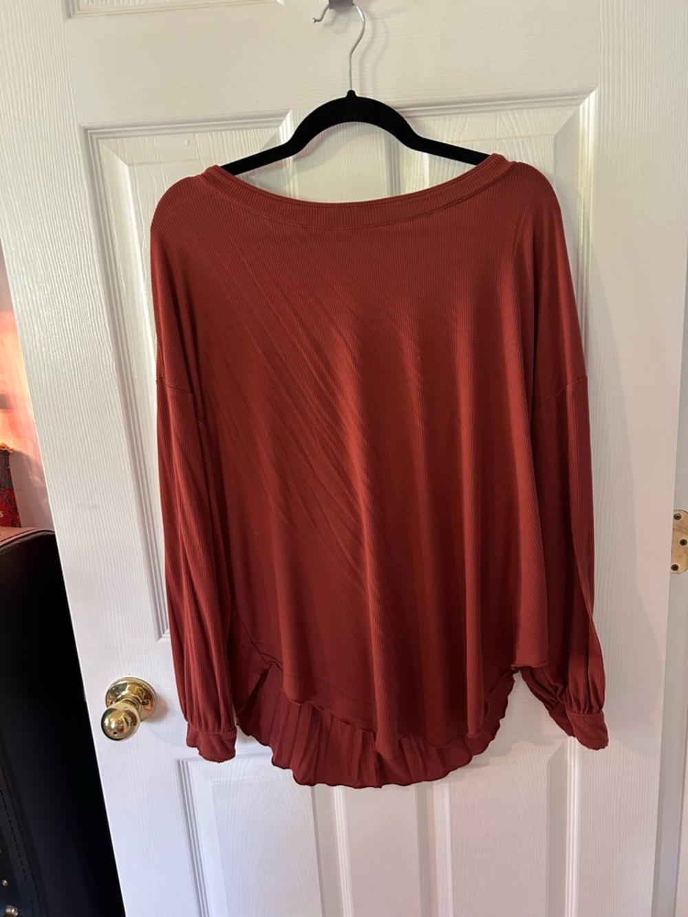 Free People Shimmy Shake Top Open Back Rust Size XS